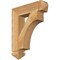 Ekena Millwork Westlake Arts & Crafts Rough Sawn Bracket, Western Red Cedar, 4"W x 18"D x 22"H BKT04X18X22WTL03RWR - alternate 1